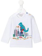 Paul Smith Junior Printed Long Sleeve T-shirt, Infant Boy's, Size: 6 Mth, White