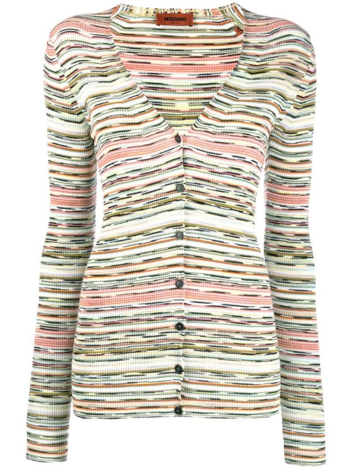 Missoni Striped Cardigan - Green