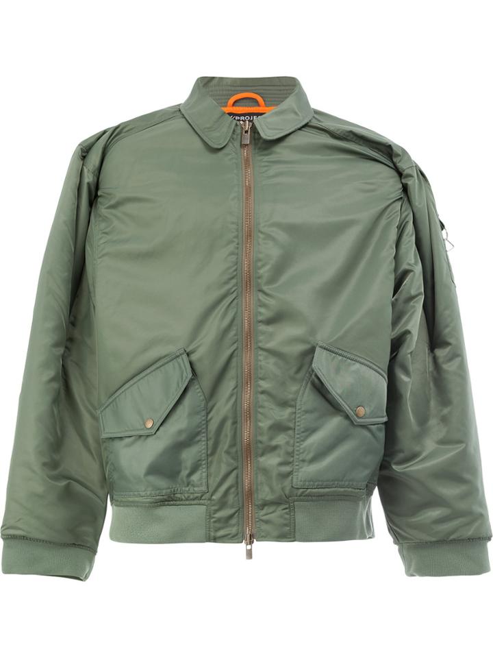 Y / Project Zip Up Jacket - Green