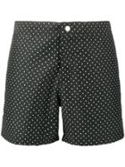 Riz Boardshorts Polka Dot Buckler Swim Shorts - Black