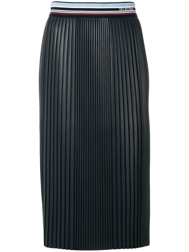 Sportmax Pleated Skirt - Blue
