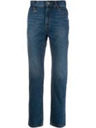 Ader Error Colly High-rise Jeans - Blue