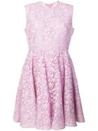 Giambattista Valli Floral Lace Dress - Pink & Purple