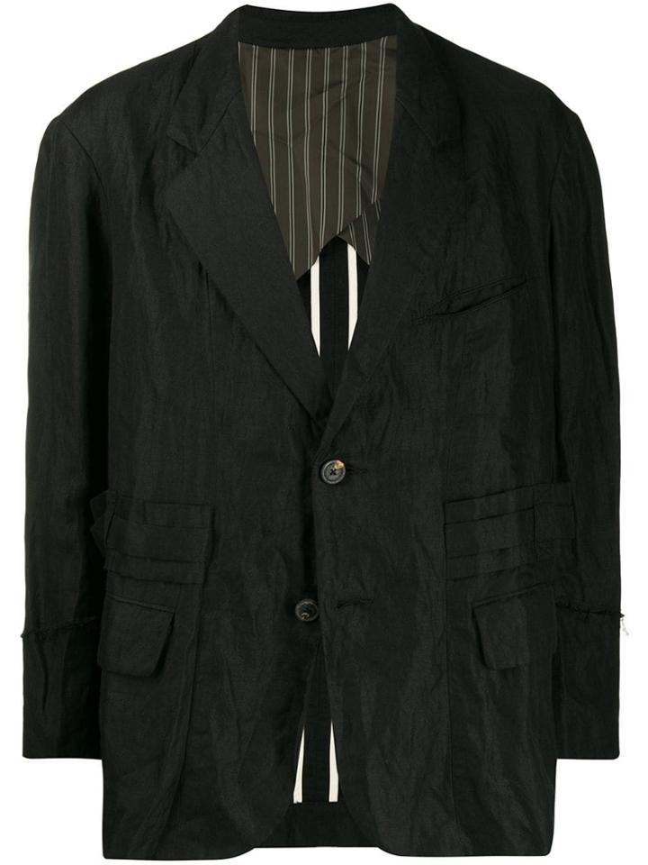 Ziggy Chen Casual Blazer - Black