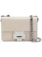 Jimmy Choo - Silver-tone Chain Shoulder Bag - Women - Calf Leather - One Size, Grey, Calf Leather