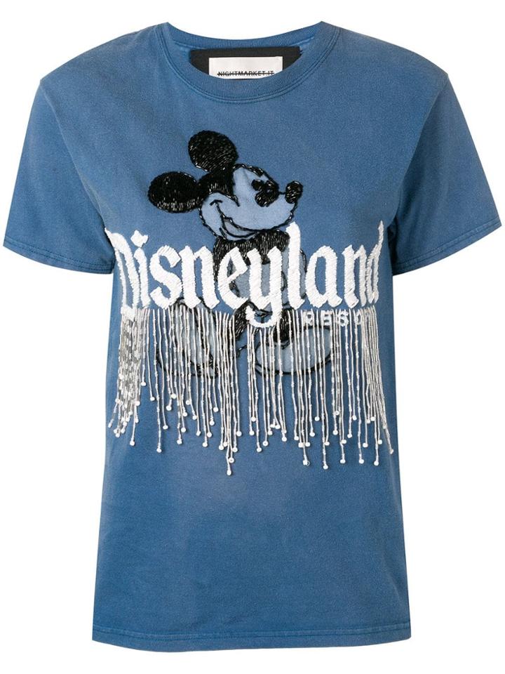 Night Market Disneyland T-shirt - Blue