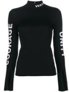 Versace Slim Fit Logo Sweater - Black