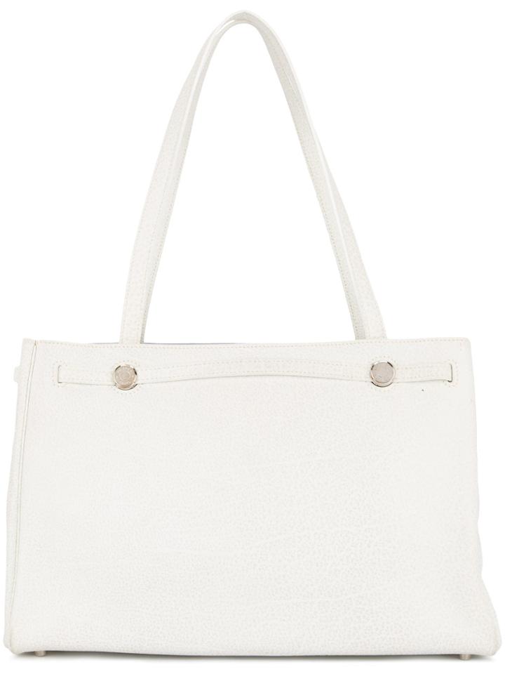 Hermès Vintage Dalmatian Shoulder Bag - White