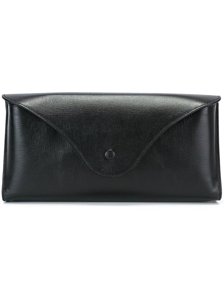 Maison Margiela Large Sunglass Case Clutch, Women's, Black