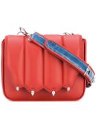 Marco De Vincenzo - Paw Flap Crossbody Bag - Women - Calf Leather - One Size, Red, Calf Leather