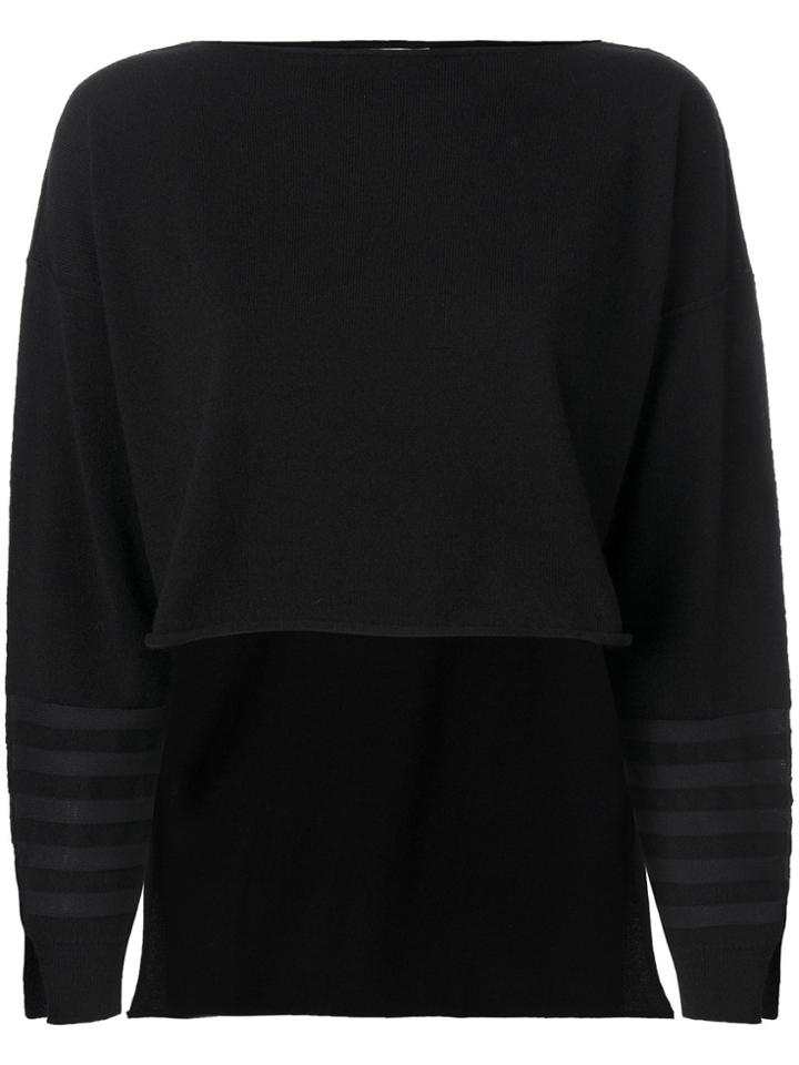 Sonia Rykiel Cropped Jumper - Black