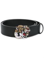 Gucci Tiger Head Buckle Belt - Black