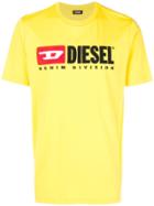 Diesel Vintage-style Logo T-shirt - Yellow