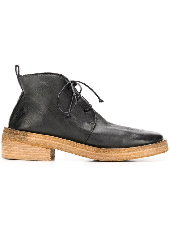 Marsèll Stacked Heel Ankle Boots - Blue