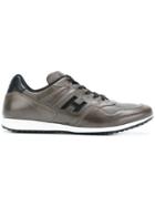 Hogan Logo Lace-up Sneakers - Brown
