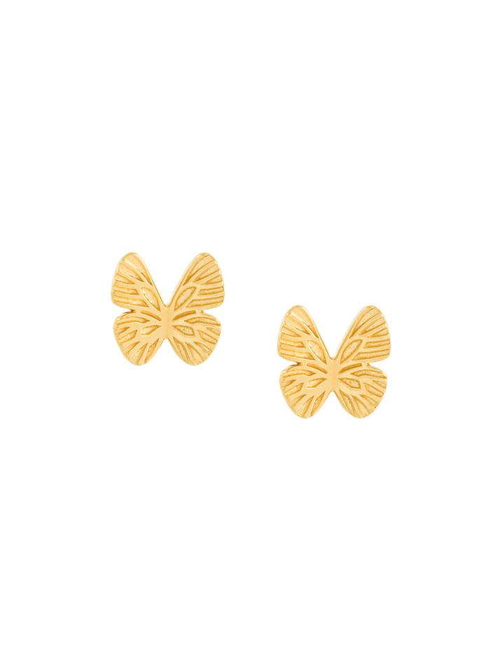 Astley Clarke 'mini Butterfly Biography' Stud Earrings - Metallic