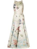 Sandra Mansour Procade Midi Dress - Metallic