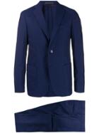 Bagnoli Sartoria Napoli Slim Two-piece Suit - Blue