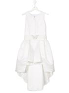 Nunzia Corinna Butterfly High-low Dress - White