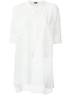 Joseph Loose Fit Shirt, Women's, Size: 36, White, Silk