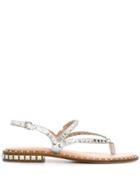 Ash Peps Studded Sandals - Silver