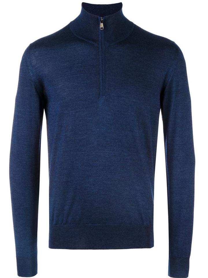 Brioni Zip Up Jumper