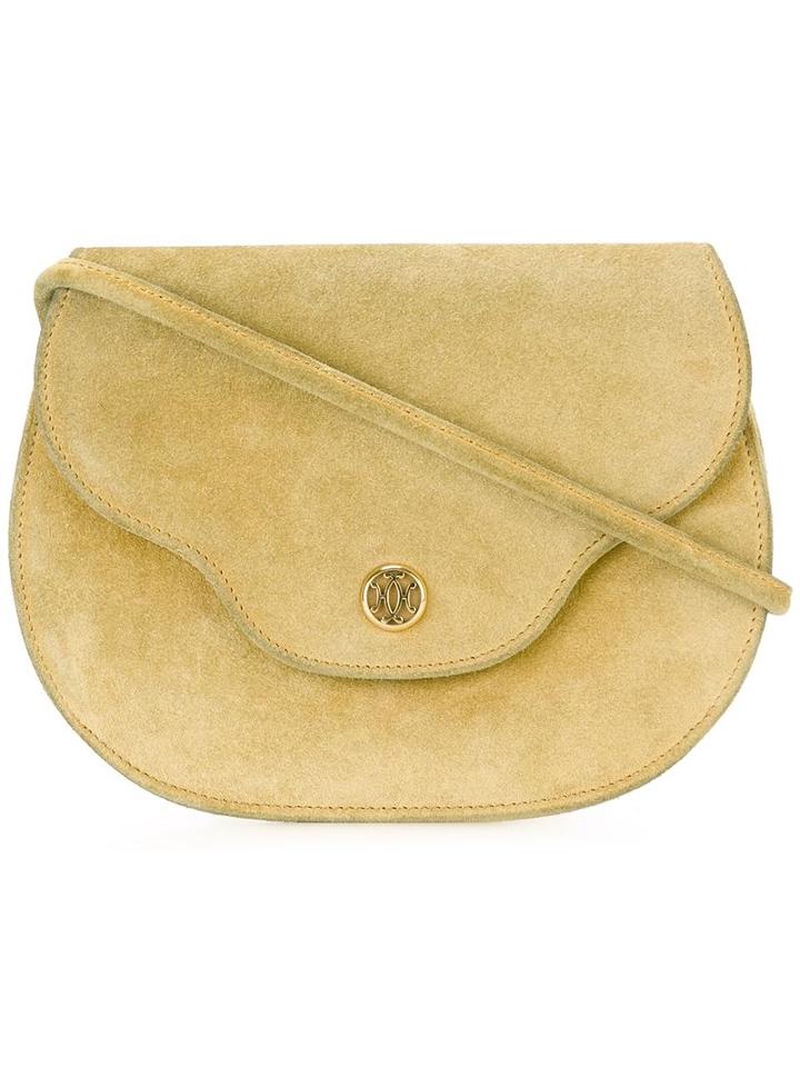 Hermès Vintage Shoulder Saddle Bag, Women's, Yellow/orange