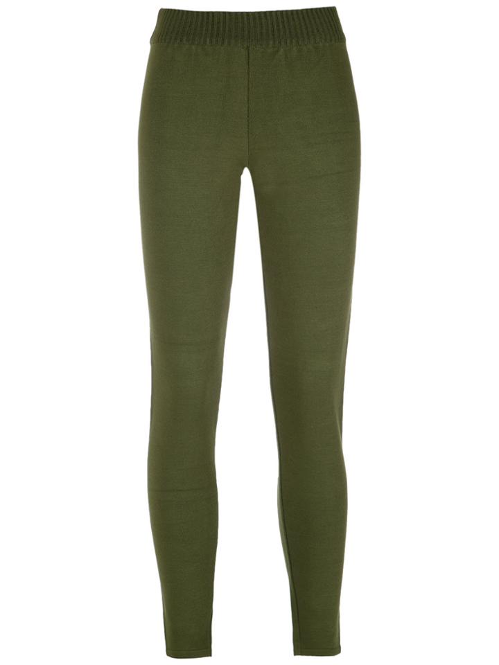 Reinaldo Lourenço Knitted Leggings - Green