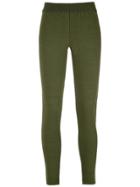 Reinaldo Lourenço Knitted Leggings - Green