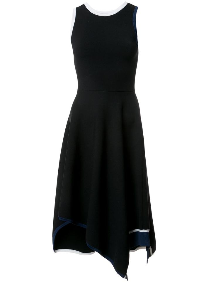 Derek Lam 10 Crosby - Classic Flared Dress - Women - Polyester/viscose - M, Black, Polyester/viscose