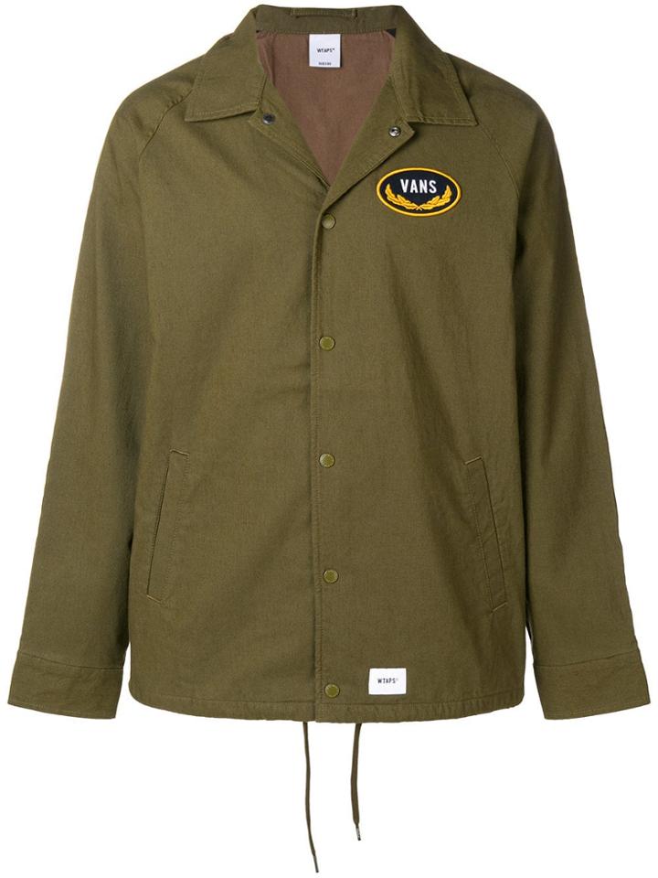Vans Logo Patch Shirt Jacket - Green