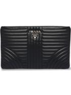 Prada Diagramme Clutch - Black