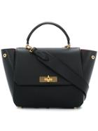 Bally Foldover Top Tote Bag - Black