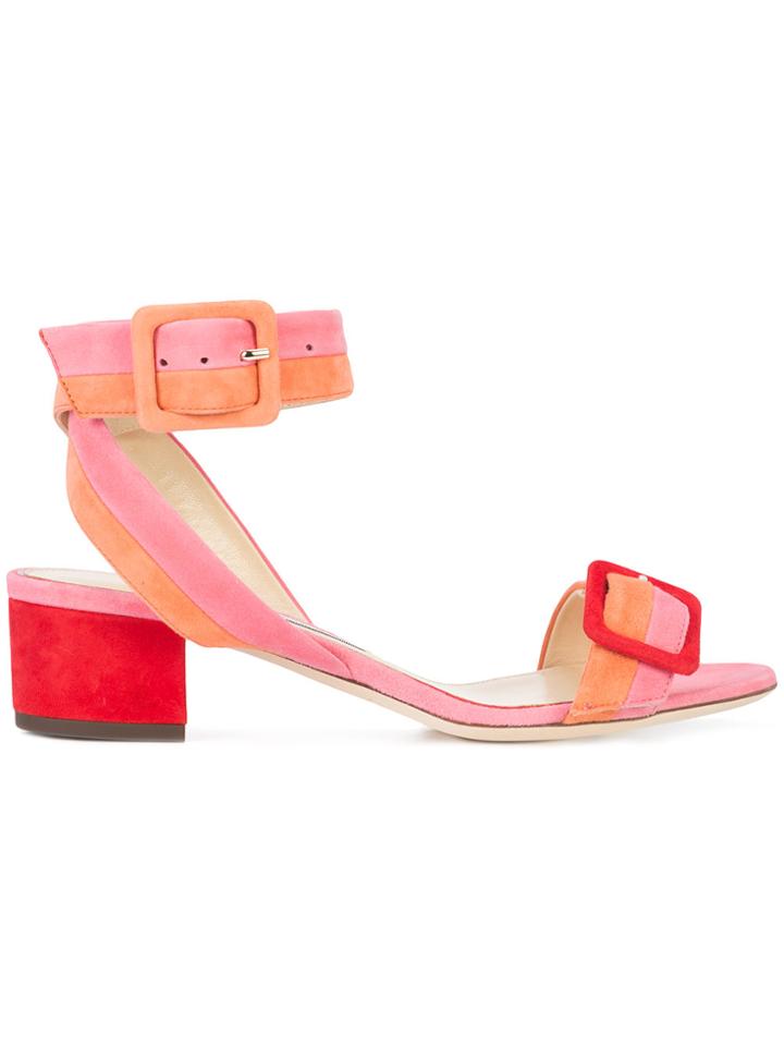 Jimmy Choo Dacha 35 Sandals - Pink & Purple