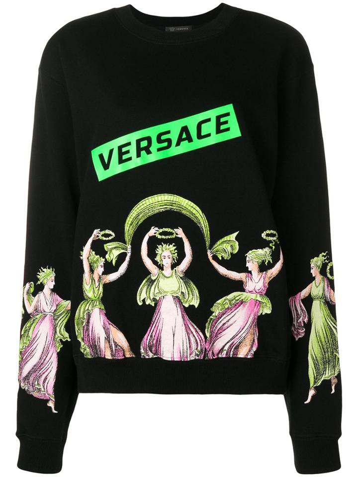 Versace Cupid And Psyche Sweatshirt - Black