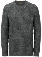 Nuur Textured Knit Jumper - Grey