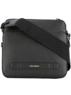 Dolce & Gabbana Double Compartment Messenger Bag - Black