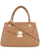 Love Moschino Quilted Tote, Women's, Brown