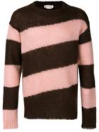 Marni - Diagonal Striped Sweater - Men - Polyamide/mohair/wool - 48, Brown, Polyamide/mohair/wool
