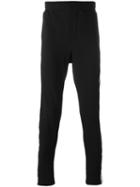 D.gnak Side Stripe Sweatpants, Men's, Size: 30, Black, Cotton/spandex/elastane