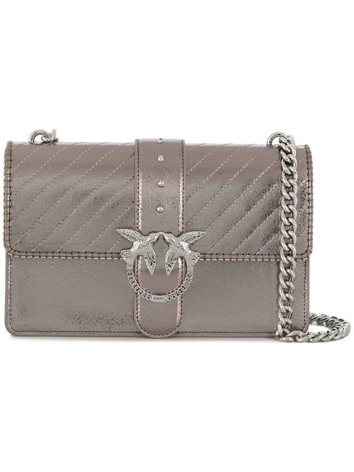 Pinko Love Shoulder Bag - Grey