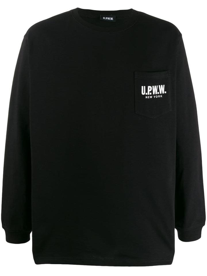 Upww Logo Pocket Jumper - Black