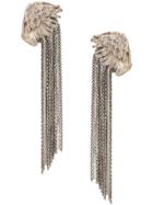 Ermanno Scervino Long Chain Earrings - Silver