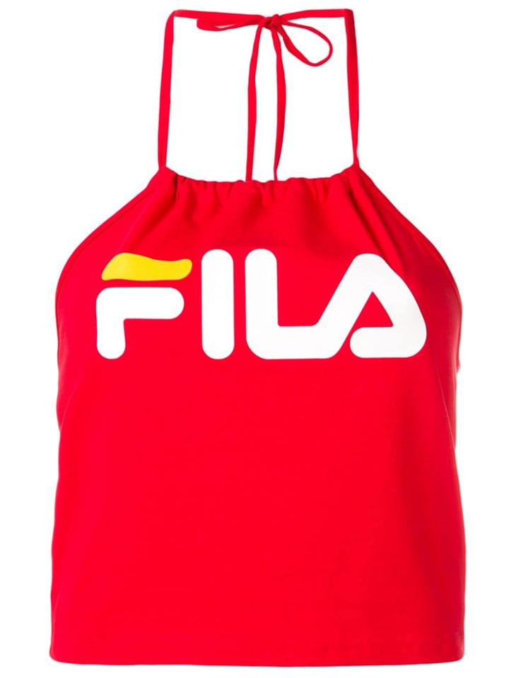 Fila Chiara Halterneck Top - Red
