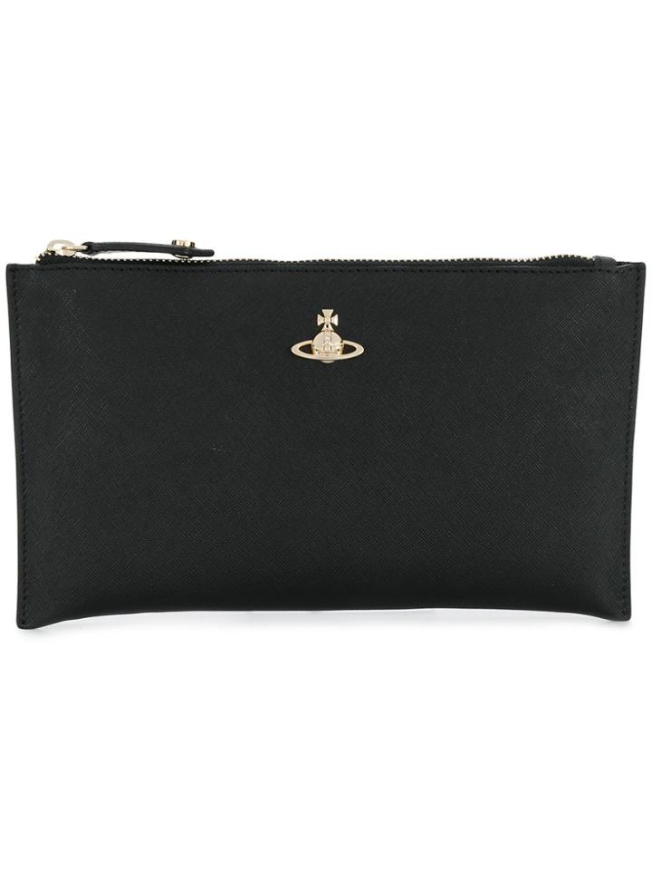Vivienne Westwood 'victoria' Pouch Clutch - Black