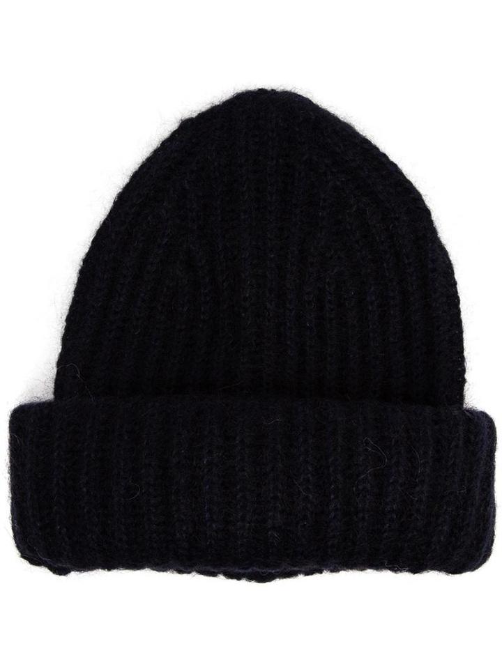 Tak.ori Oversized Ribbed Mohair-blend Beanie