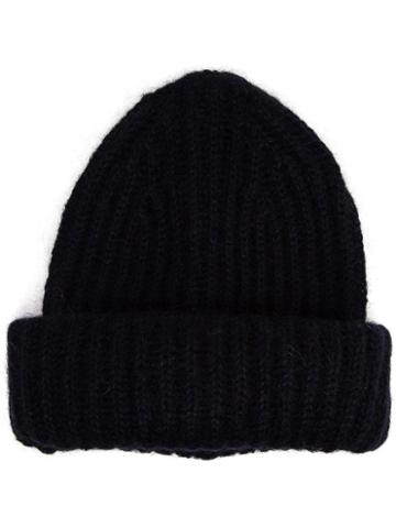 Tak.ori Oversized Ribbed Mohair-blend Beanie