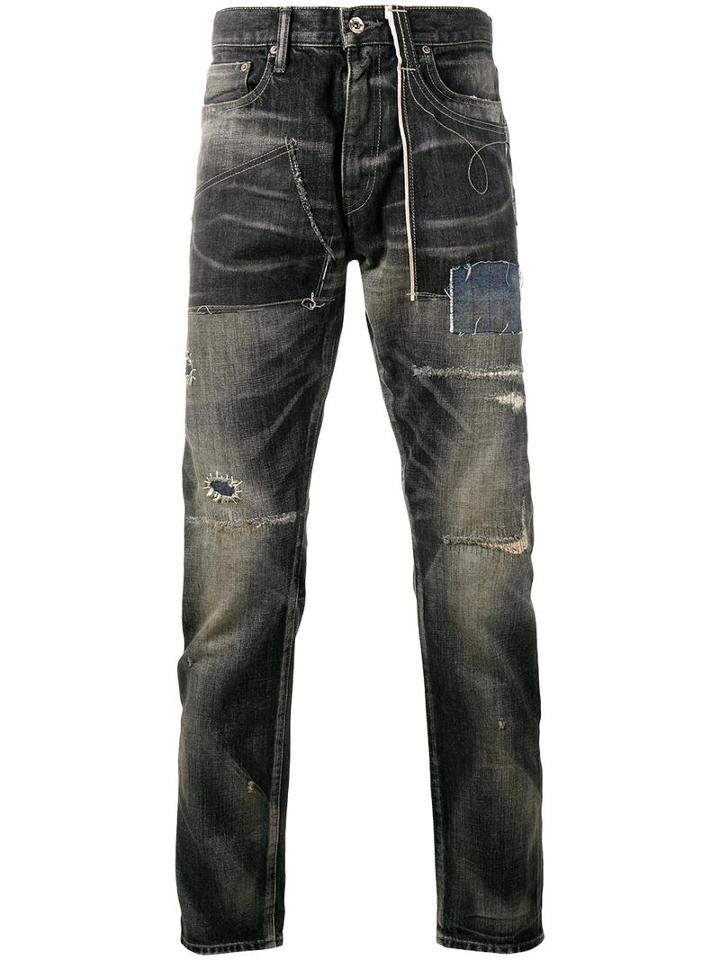 Neighborhood 'eastwood Savage' Jeans, Men's, Size: Small, Black, Cotton