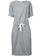 Astraet - Striped Dress - Women - Cotton - 1, Grey, Cotton