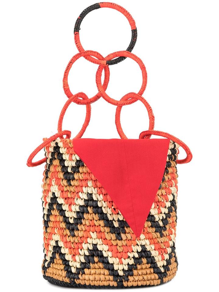 Sensi Studio Loops Bucket Bag - Orange